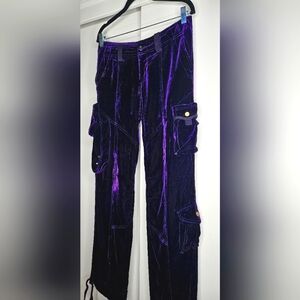 VTG RALPH LAUREN RUGBY Velvet Cargo Pants Sz 4